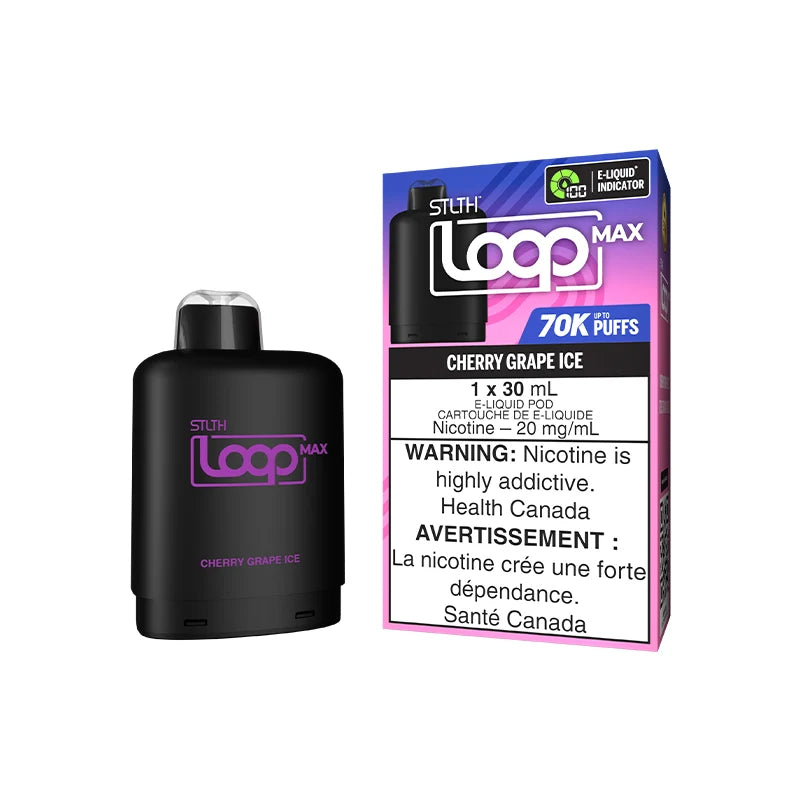 Cherry Grape Ice - STLTH Loop MAX Pod 30mL [Ontario Stamp]