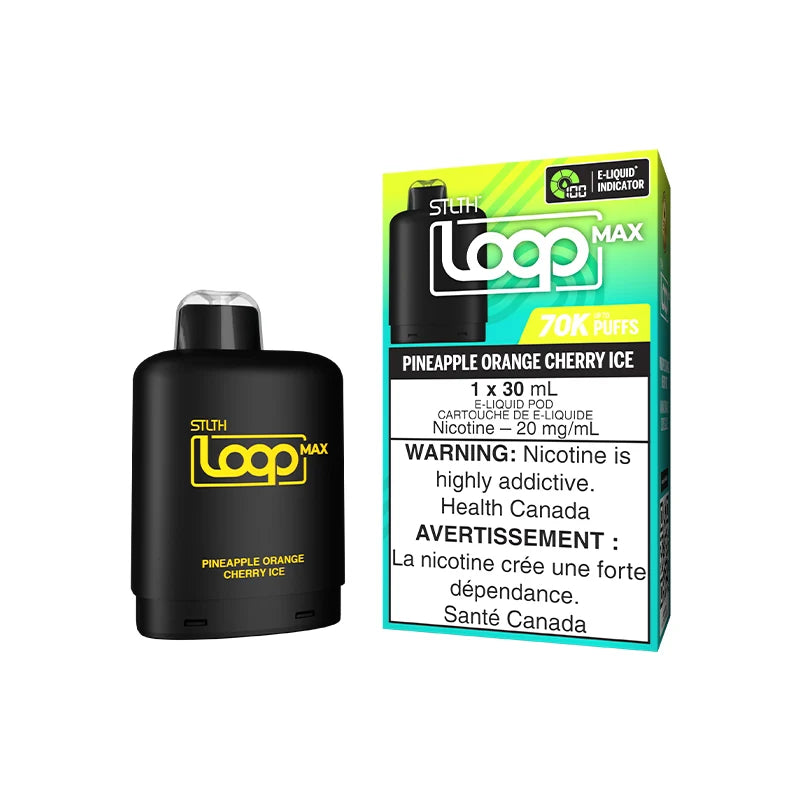 Pineapple Orange Cherry - STLTH Loop MAX Pod 30mL [Ontario Stamp]