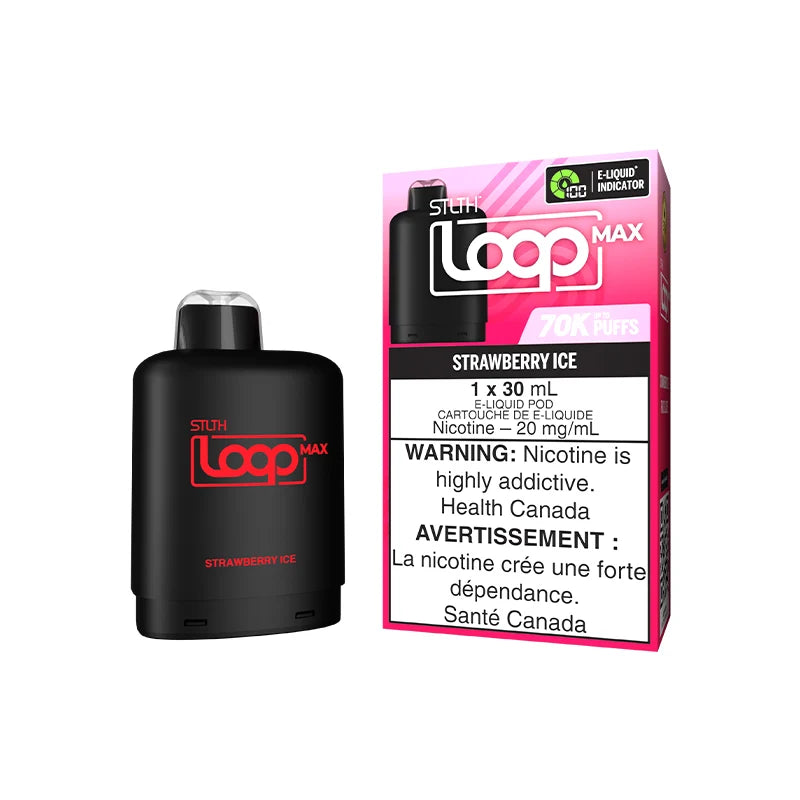 Strawberry Ice - STLTH Loop MAX Pod 30mL [Ontario Stamp]
