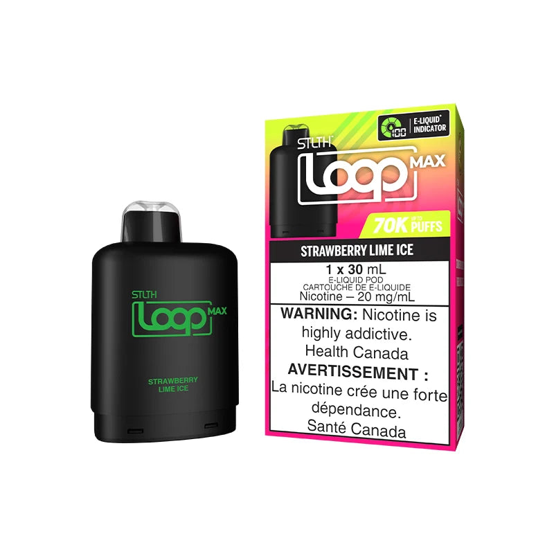 Strawberry Lime Ice - STLTH Loop MAX Pod 30mL [Ontario Stamp]