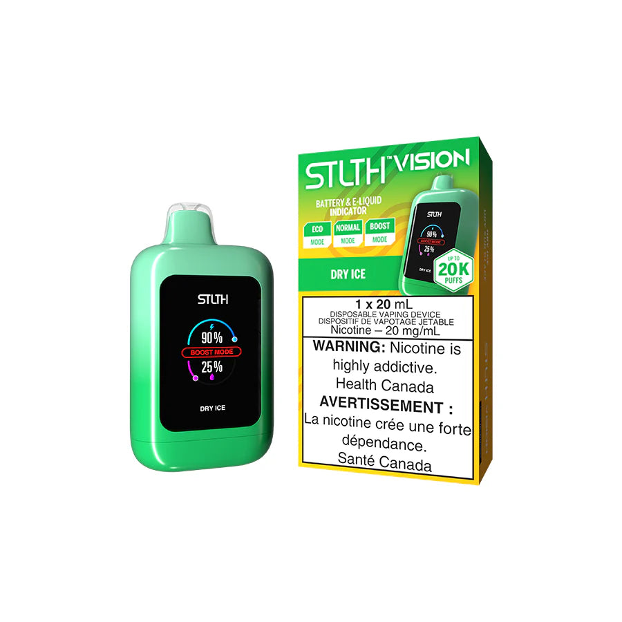 Dry Ice - STLTH Vision 20mL Rechargeable Disposable Vape [Federal Stamp]
