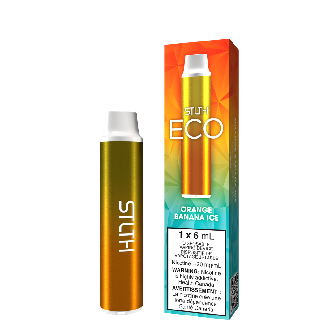 Orange Banana Ice - STLTH Eco 6mL Disposable Vape [Ontario Stamp]