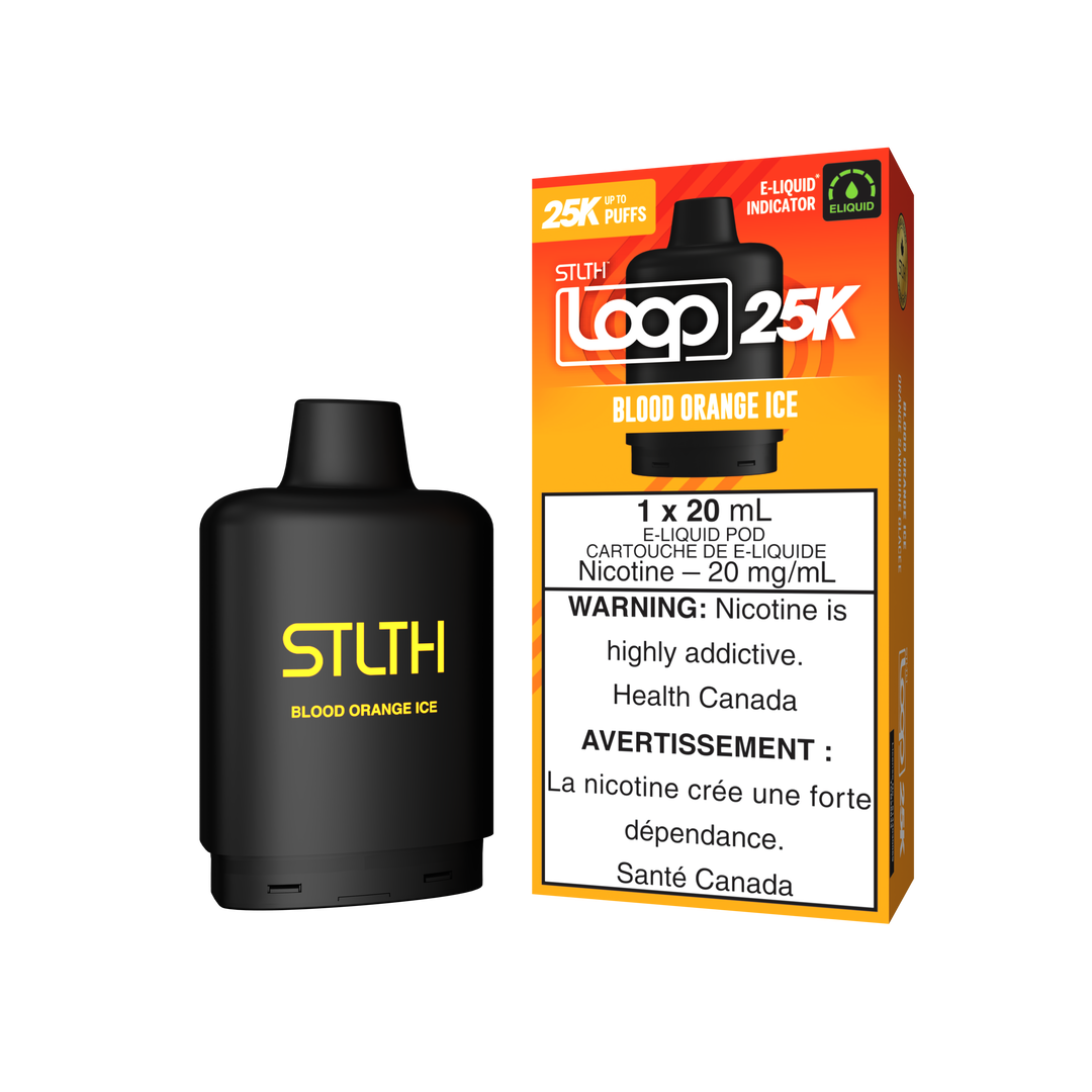 Blood Orange Ice - STLTH Loop 25K Pod 20mL [Ontario Stamp]