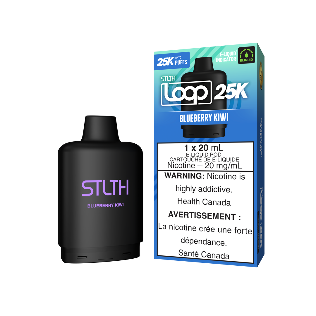 Blueberry Kiwi - STLTH Loop 25K Pod 20mL [Ontario Stamp]