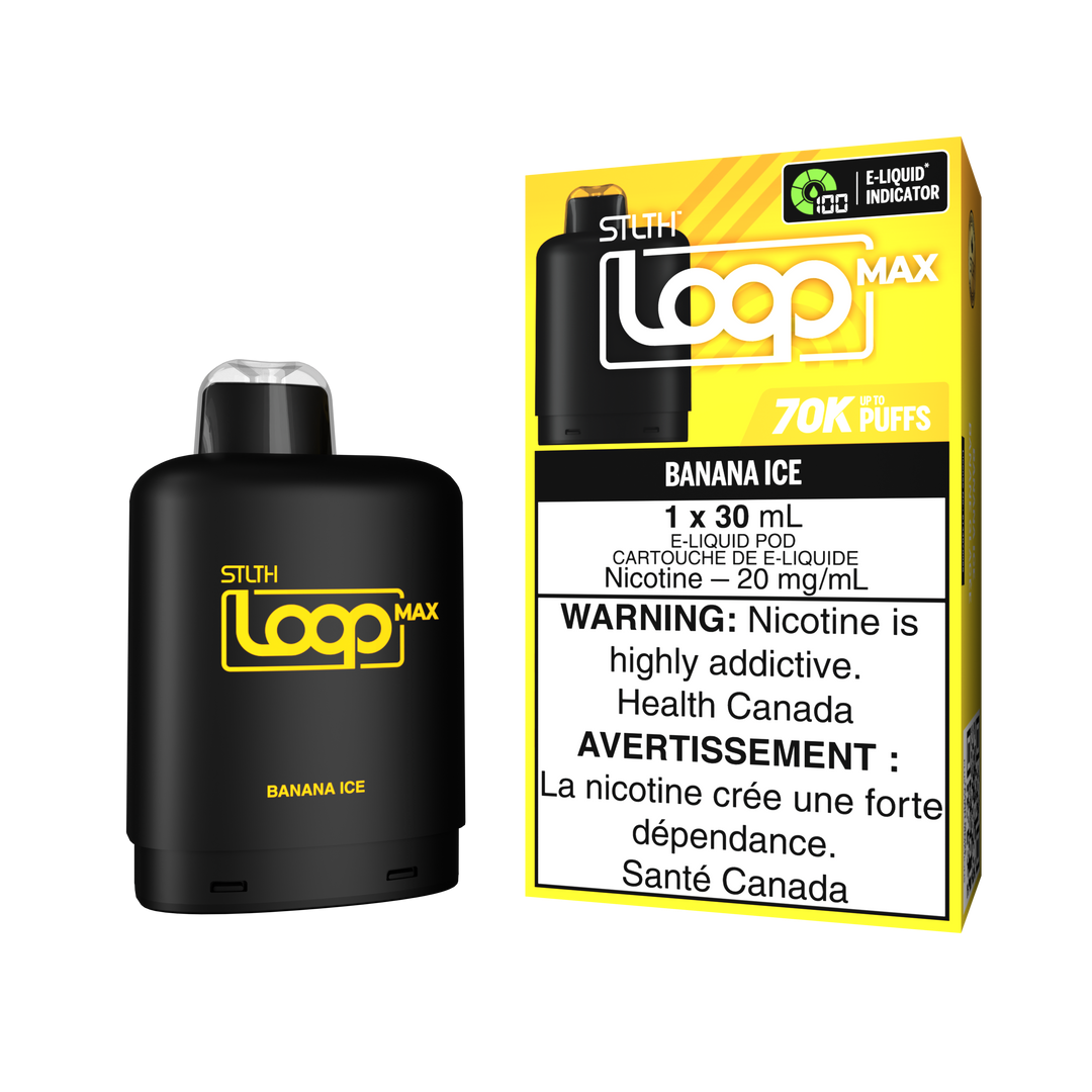 Banana Ice - STLTH Loop MAX Pod 30mL [Ontario Stamp]