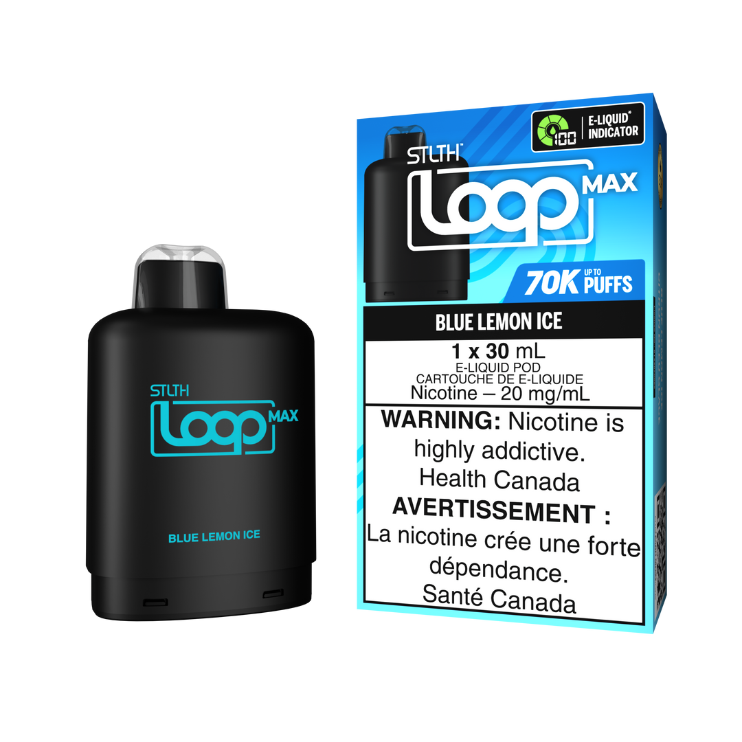 Blue Lemon Ice - STLTH Loop MAX Pod 30mL [Ontario Stamp]