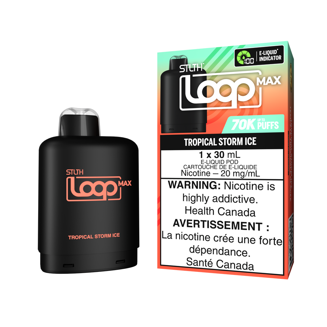 Tropical Storm Ice - STLTH Loop MAX Pod 30mL [Ontario Stamp]