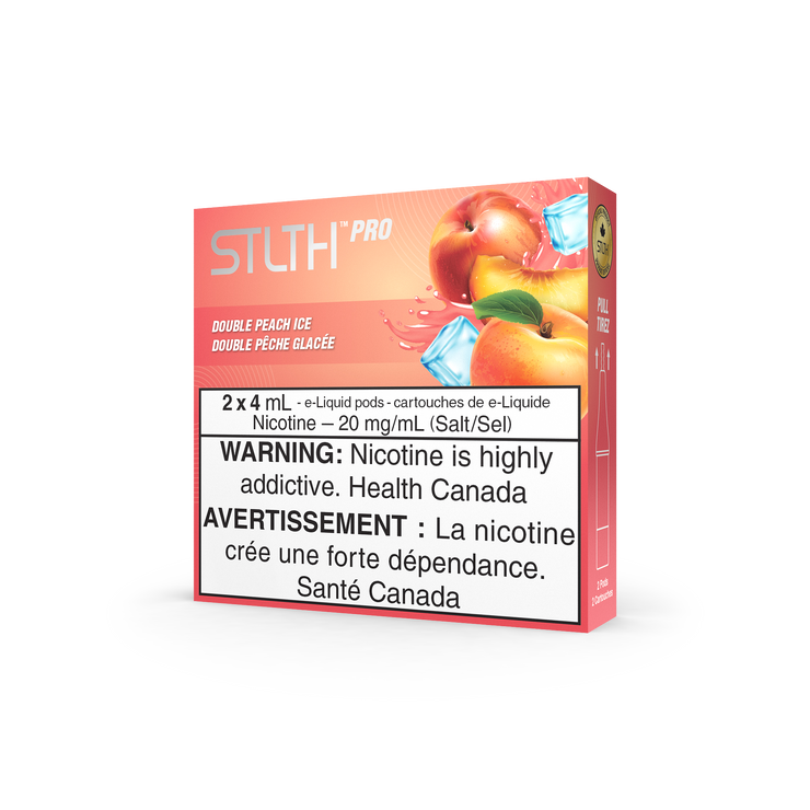 Double Peach Ice - STLTH Pro 4mL Pods 2-Pack