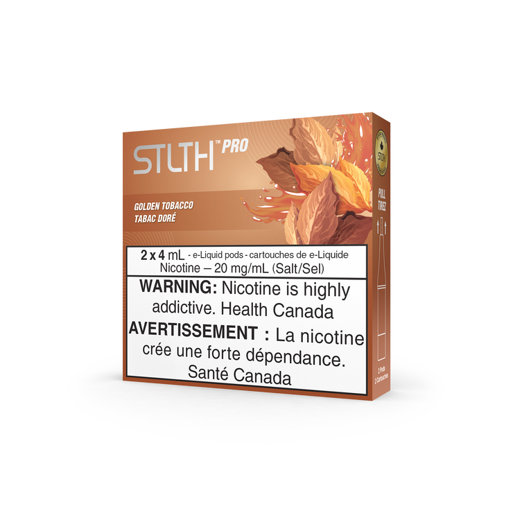 Golden Tobacco - STLTH Pro 4mL Pods 2-Pack