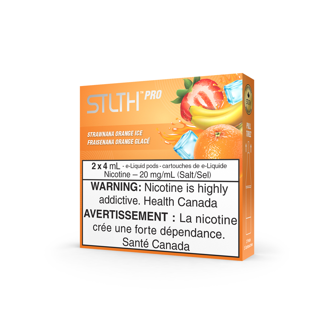 Strawnana Orange Ice - STLTH Pro 4mL Pods 2-Pack [Federal Stamp]