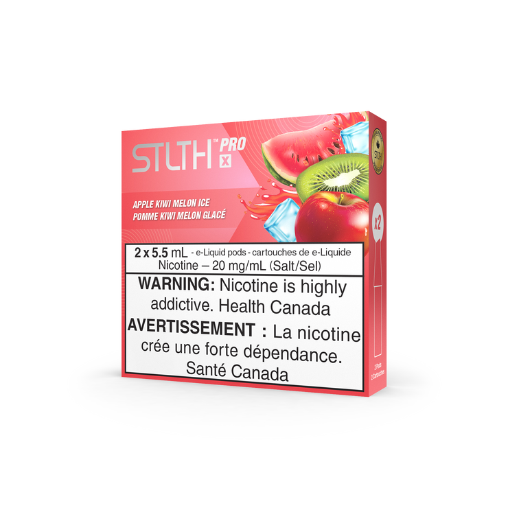 Apple Kiwi Melon Ice - STLTH Pro X 5.5mL Pods 2-Pack