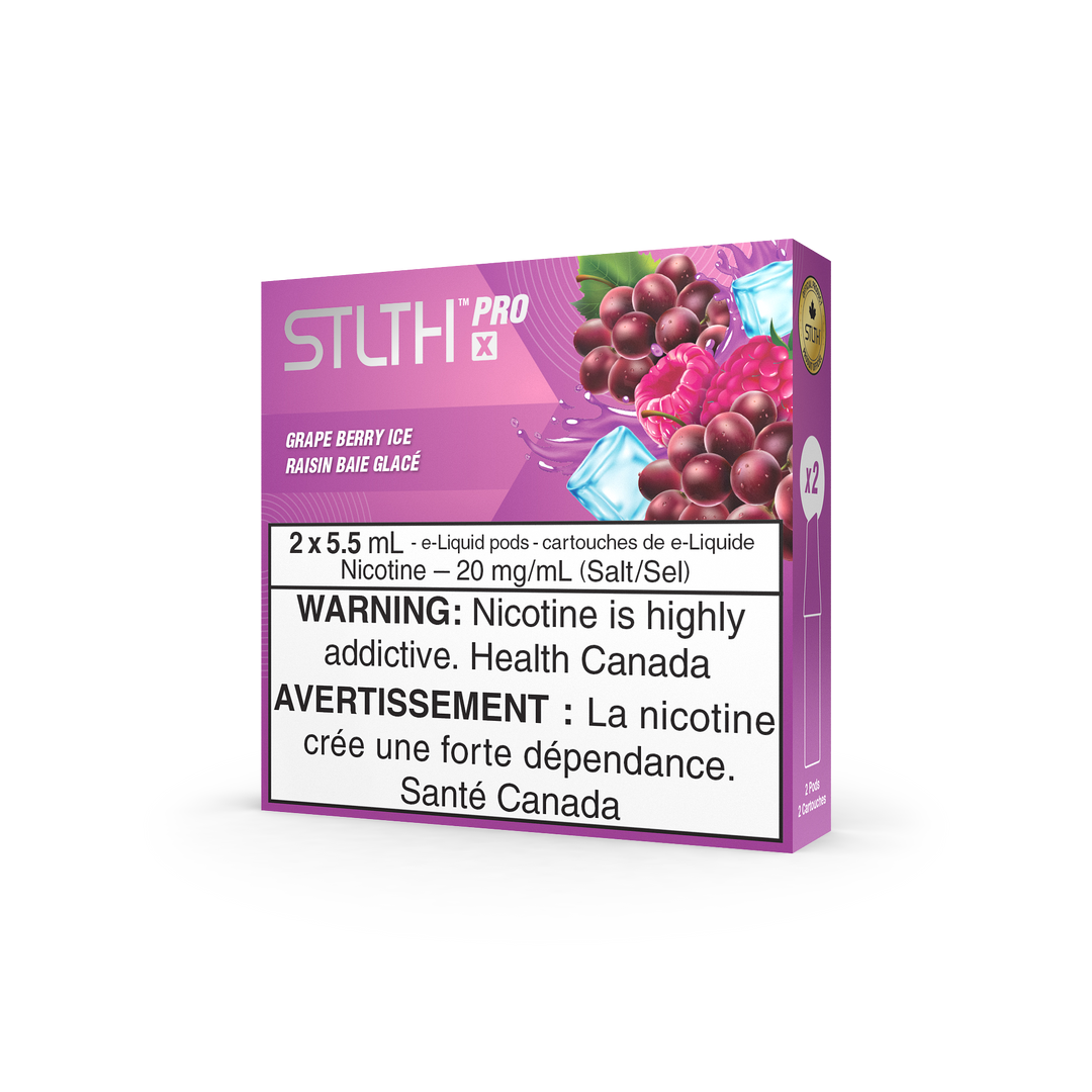 Grape Berry Ice - STLTH Pro X 5.5mL Pods 2-Pack [Federal Stamp]