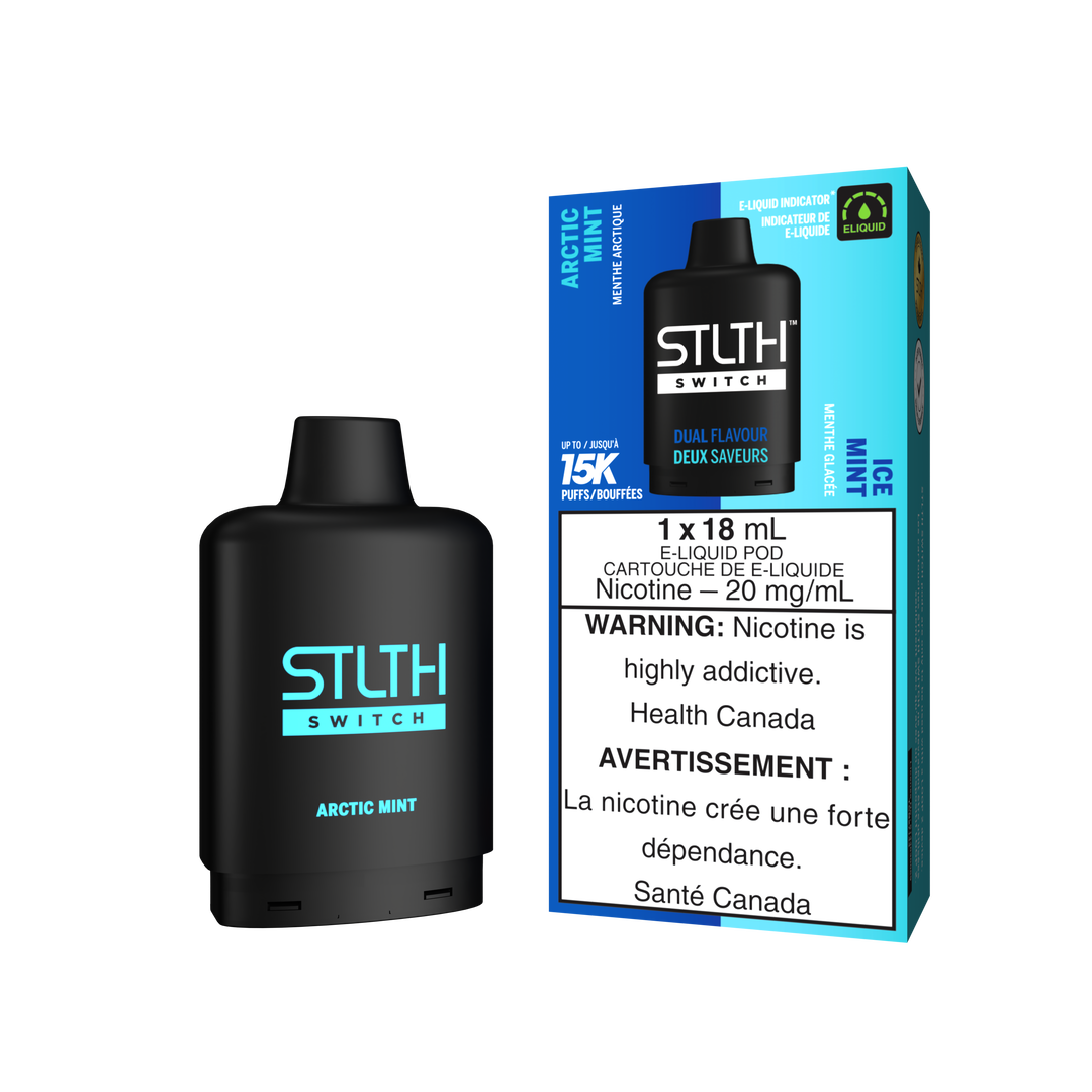 Arctic Mint & Ice Mint - STLTH Switch Loop 2 Pod 18mL [Ontario Stamp]