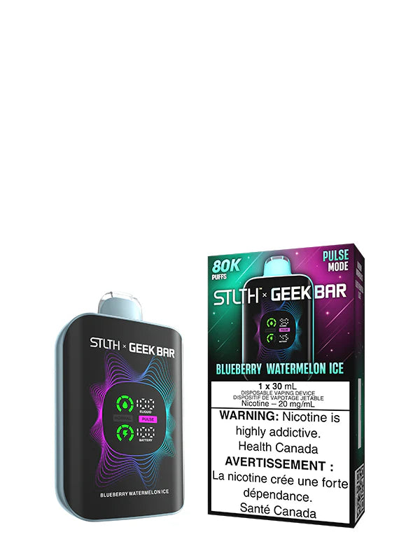 Blueberry Watermelon Ice - STLTH X GEEK BAR 30mL Rechargeable Disposable Vape [Ontario Stamp]