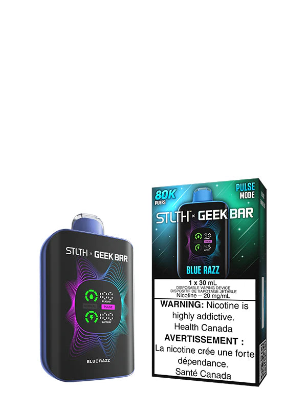 Blue Razz - STLTH X GEEK BAR 30mL Rechargeable Disposable Vape [Ontario Stamp]