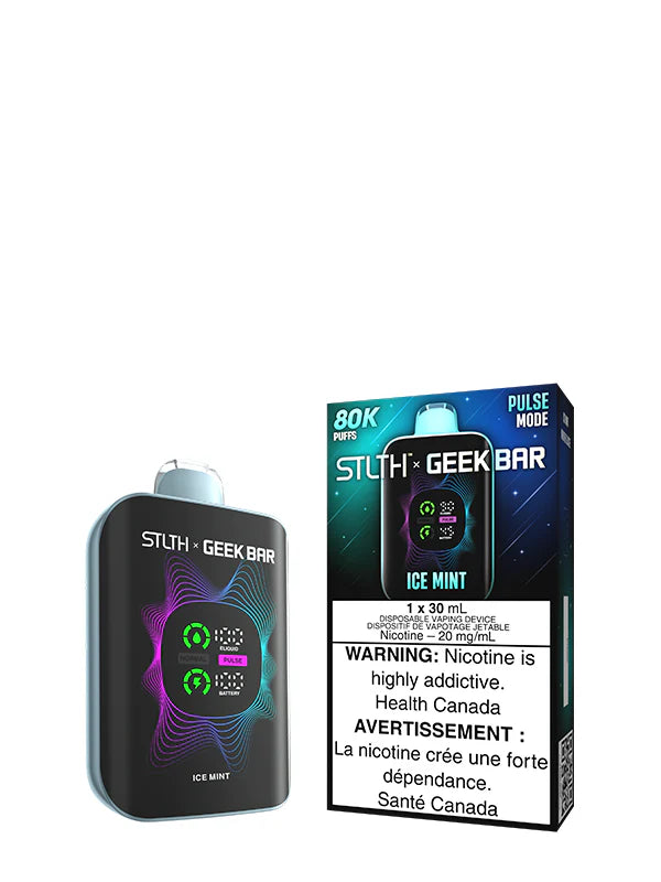 Ice Mint - STLTH X GEEK BAR 30mL Rechargeable Disposable Vape [Ontario Stamp]