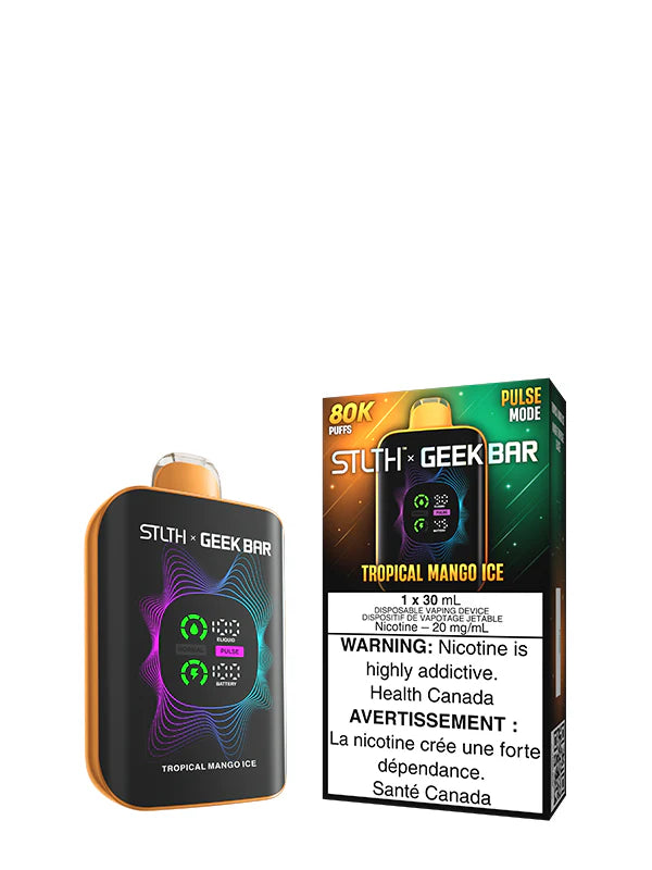 Tropical Mango Ice - STLTH X GEEK BAR 30mL Rechargeable Disposable Vape [Ontario Stamp]