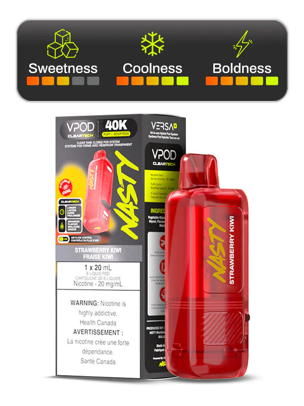 Strawberry Kiwi - Versa X by Nasty Pod 20mL [Ontario Stamp]