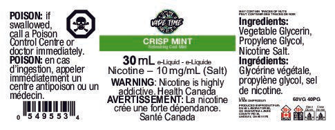Crisp Mint Salt (Icy Menthol) - by Vape Time