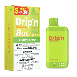 Snazzy S Storm - Drip'n by ENVI 8mL Disposable Vape [Ontario Stamp]