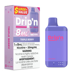 Triple Berry - Drip'n by ENVI 8mL Disposable Vape [Ontario Stamp]
