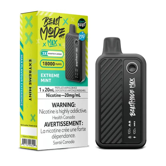 Extreme Mint - Flavour Beast Beast Mode Max 18k Rechargeable Disposable Vape [Ontario Stamp]