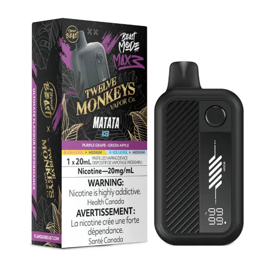 Matata Iced - Flavour Beast Beast Mode Max 3 Rechargeable Disposable Vape [Ontario Stamp]