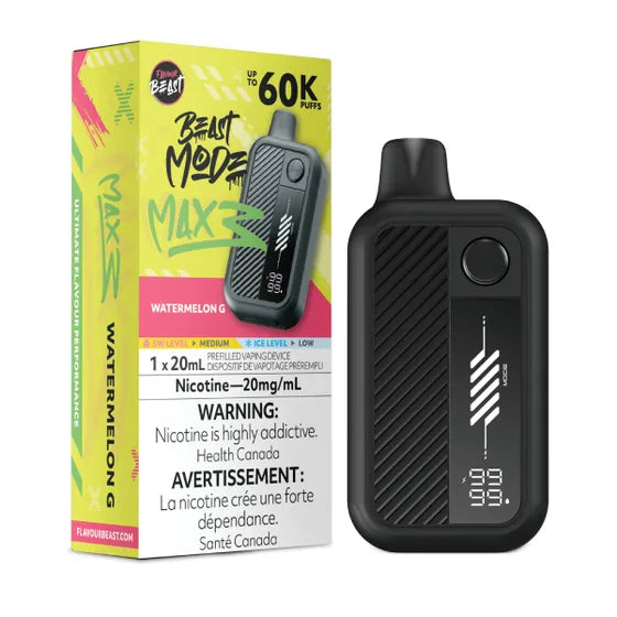 Watermelon G - Flavour Beast Beast Mode Max 3 Rechargeable Disposable Vape [Ontario Stamp]