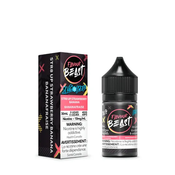 STR8 UP Strawberry Banana Iced - by Flavour Beast Salts