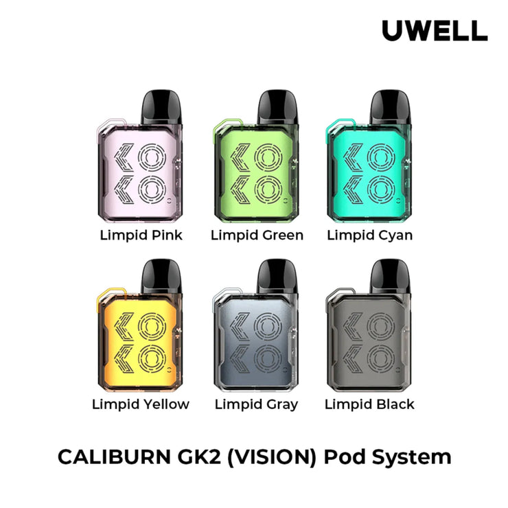 Uwell Caliburn GK2 VISION Lightweight Pod Starter Kit [CRC]