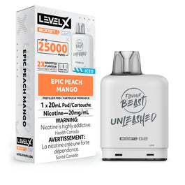 Epic Peach Mango  - Flavour Beast Level X Boost Pod 20mL [Ontario Stamp]