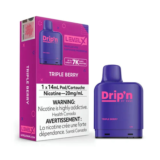 Triple Berry - Drip'n Level X Pod 14mL [Federal Stamp]