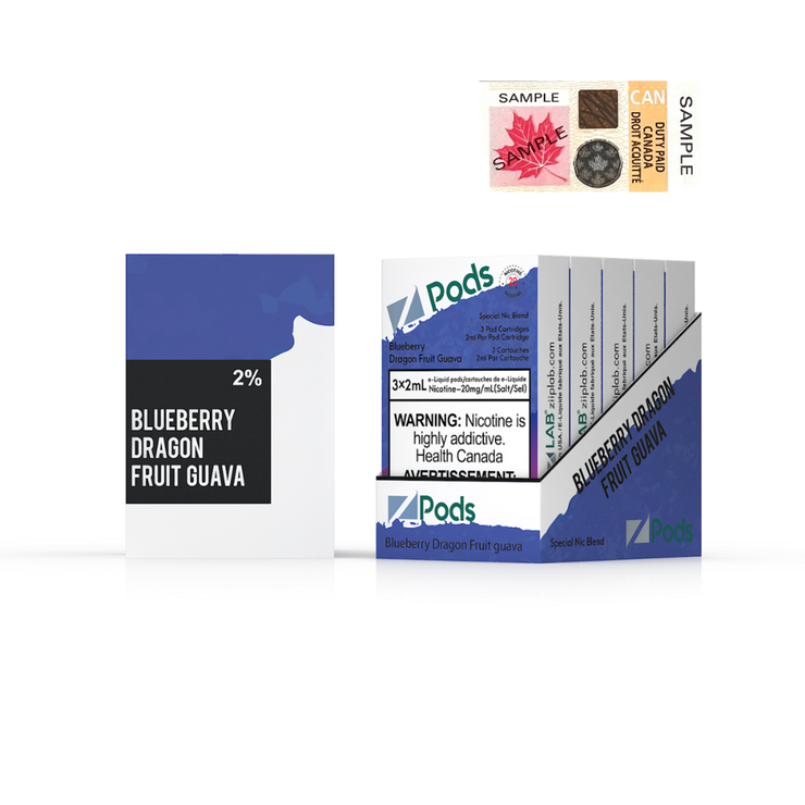 Blueberry Dragon Fruit Guava Zpods S-Pod (STLTH) 3-pack