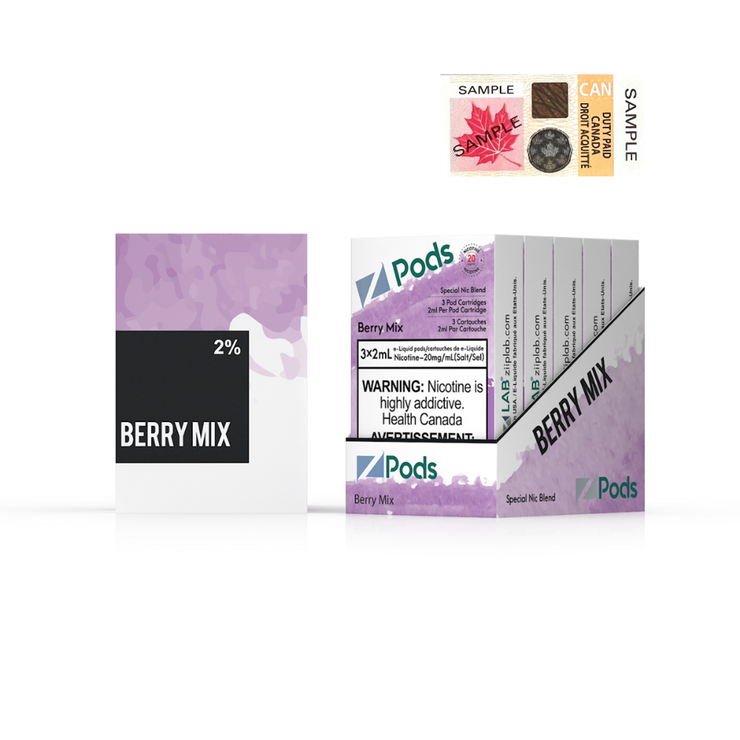 Berry Mix Zpods S-Pod (STLTH) 3-pack