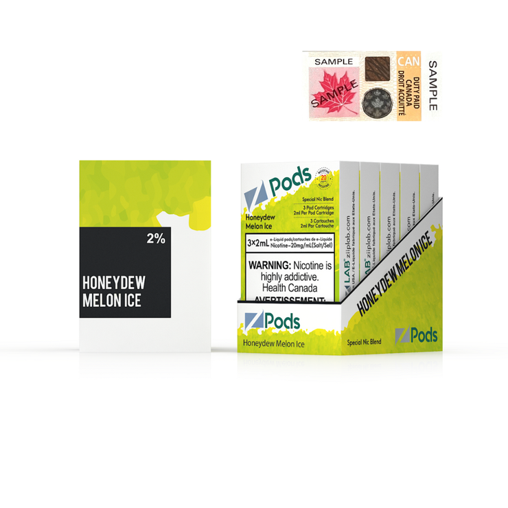 Honeydew Melon Ice Zpods S-Pod (STLTH) 3-pack