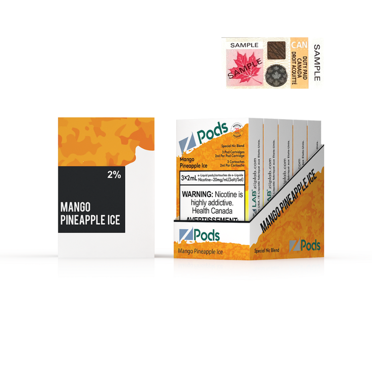 Mango Pineapple Ice Zpods S-Pod (STLTH) 3-pack