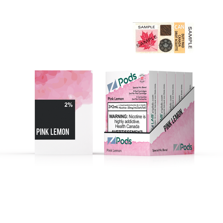 Pink Lemon Zpods S-Pod (STLTH) 3-pack