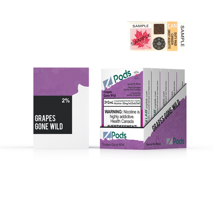 Grapes Gone Wild Zpods S-Pod (STLTH) 3-pack
