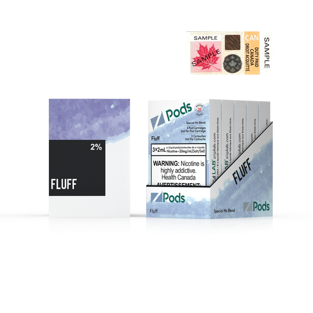 Fruit Clouds (Fluff) (Cotton Candy) Zpods S-Pod (STLTH) 3-pack