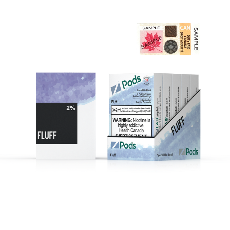 Fluff (Cotton Candy) Zpods S-Pod (STLTH) 3-pack