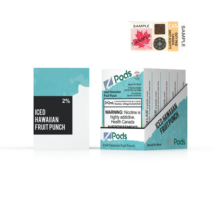 Iced Hawaiian Fruit Punch Zpods S-Pod (STLTH) 3-pack