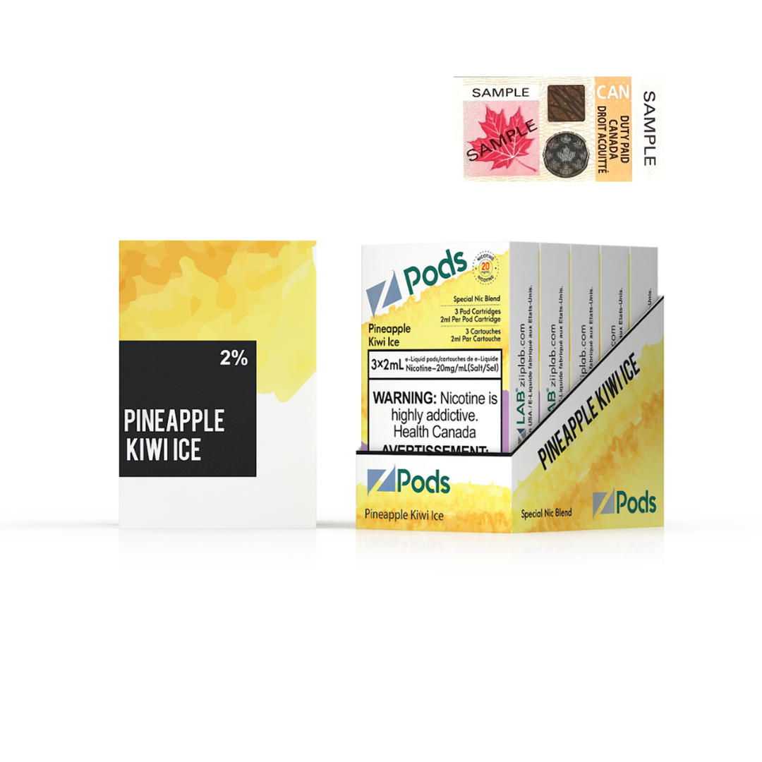 Pineapple Kiwi Ice Zpods S-Pod (STLTH) 3-pack