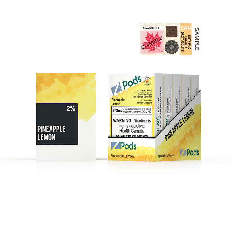 Pineapple Lemon Zpods S-Pod (STLTH) 3-pack