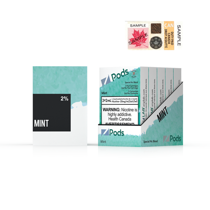 Mint Zpods S-Pod (STLTH) 3-pack