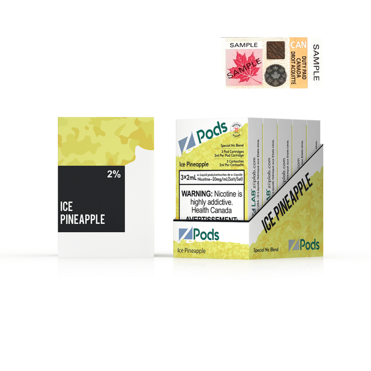 Ice Pineapple Zpods S-Pod (STLTH) 3-pack
