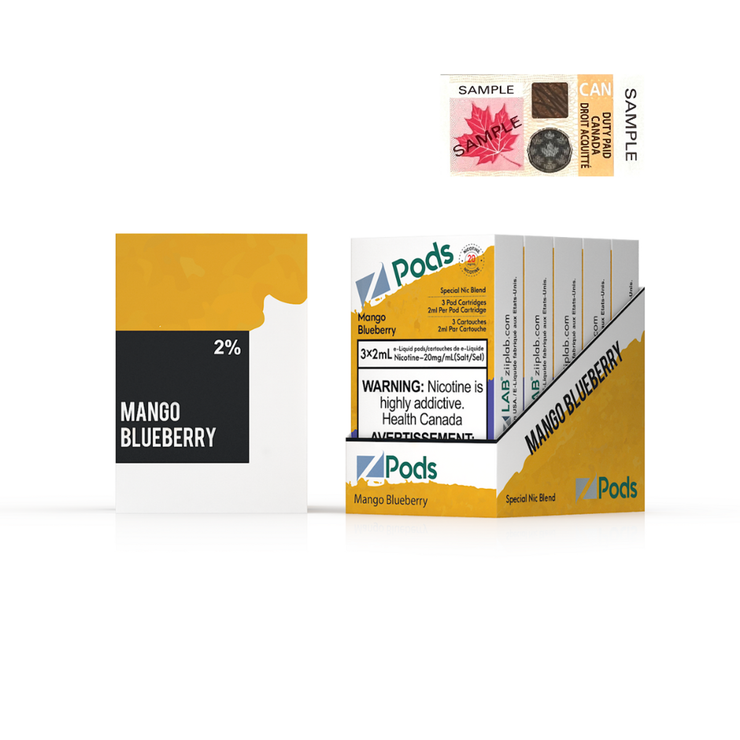 Mango Blueberry Zpods S-Pod (STLTH) 3-pack