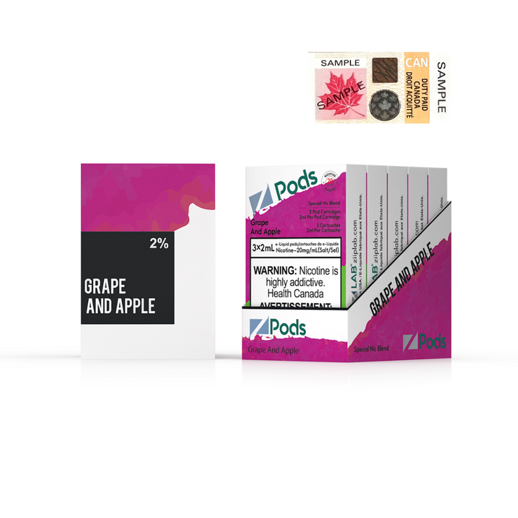 Grape and Apple Zpods S-Pod (STLTH) 3-pack