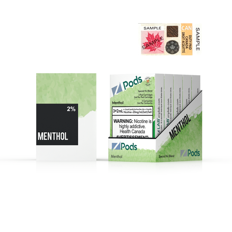 Menthol Zpods S-Pod (STLTH) 3-pack