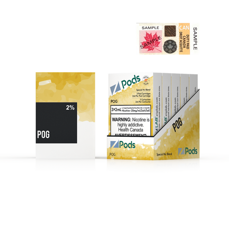 POG Zpods S-Pod (STLTH) 3-pack
