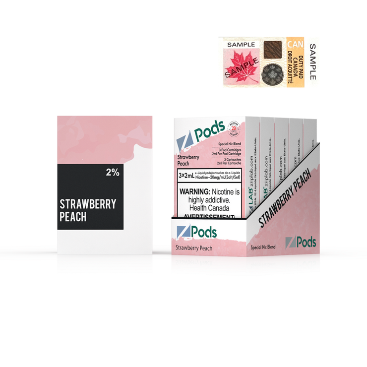 Strawberry Peach Zpods S-Pod (STLTH) 3-pack
